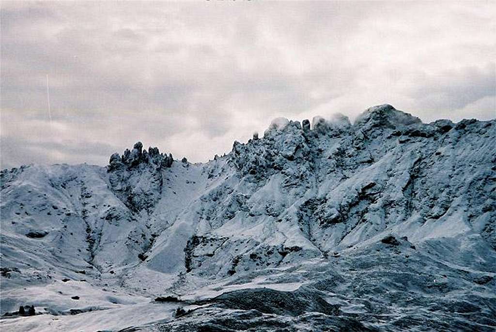 The Roßzähne Ridge seen from...