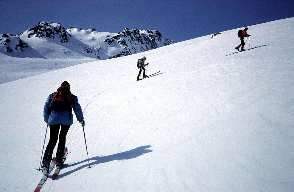 Spadolazzo in skis