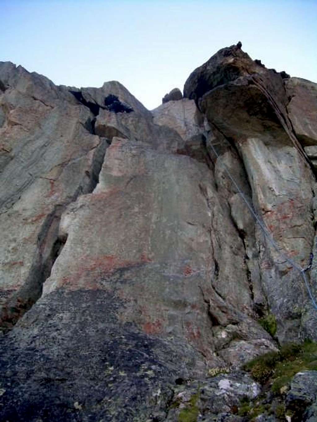 Third pitch of the West-ridge