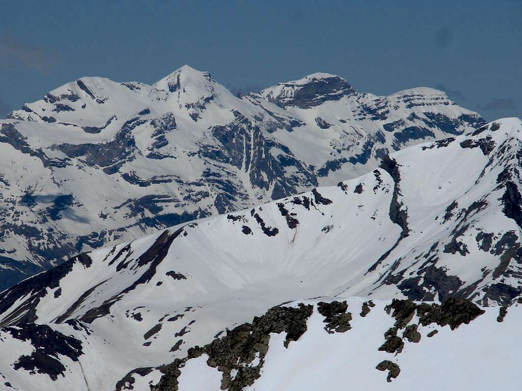 Massif of Tres Sorores seen from Peak of Turets