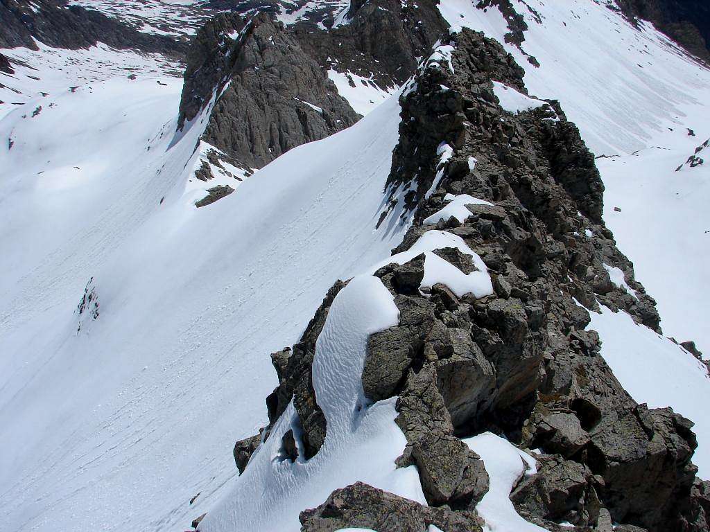 Peak of Turets east ridge
