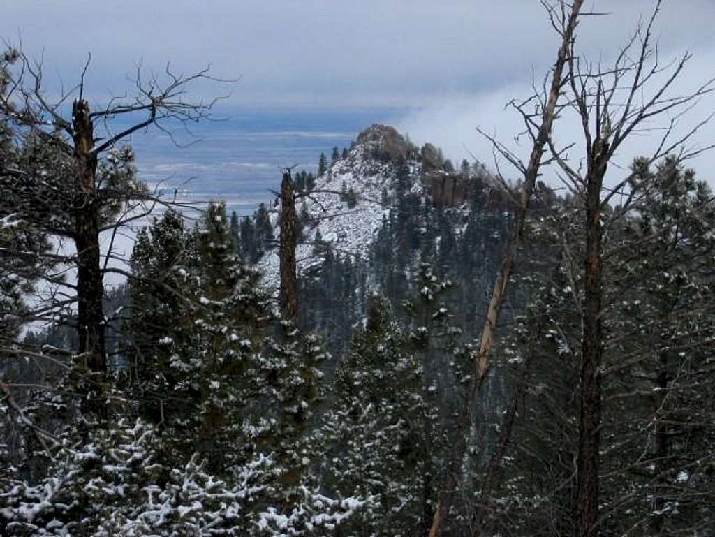 Bear Peak's summit seen from...