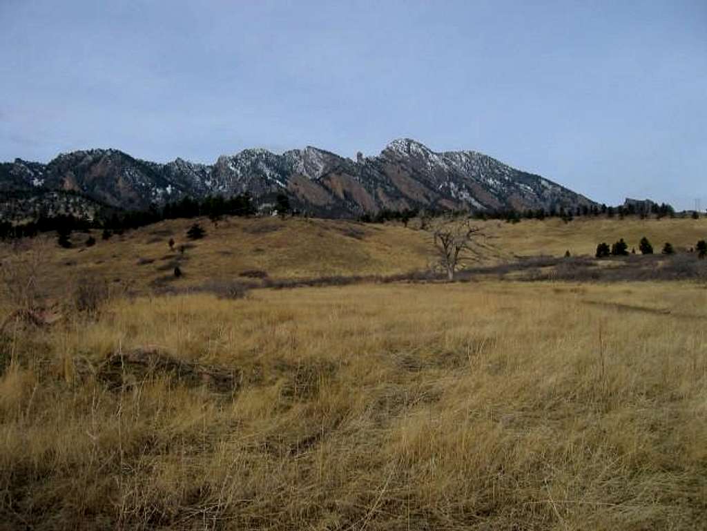 South Boulder Peak (on left)...