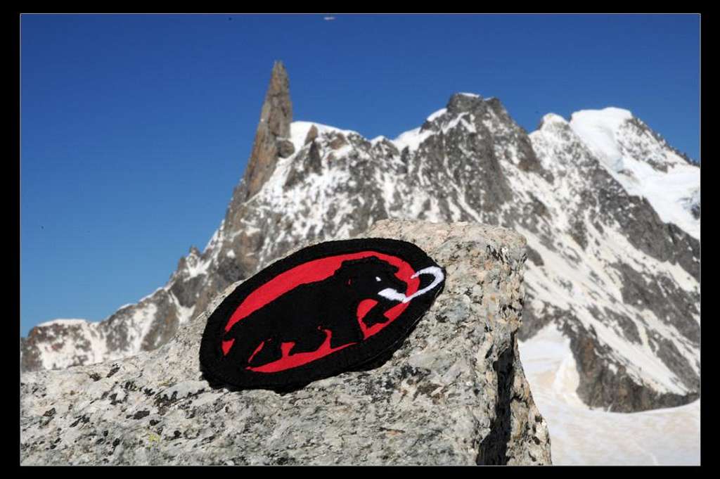 My own Mammut at the summit of Aiguille de Toula