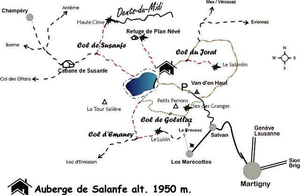Map with Dents du Midi and...