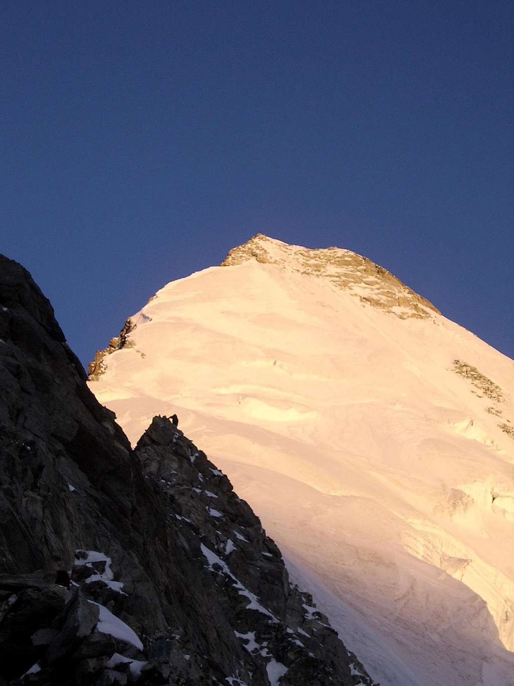 Sunrise on the Weisshorn