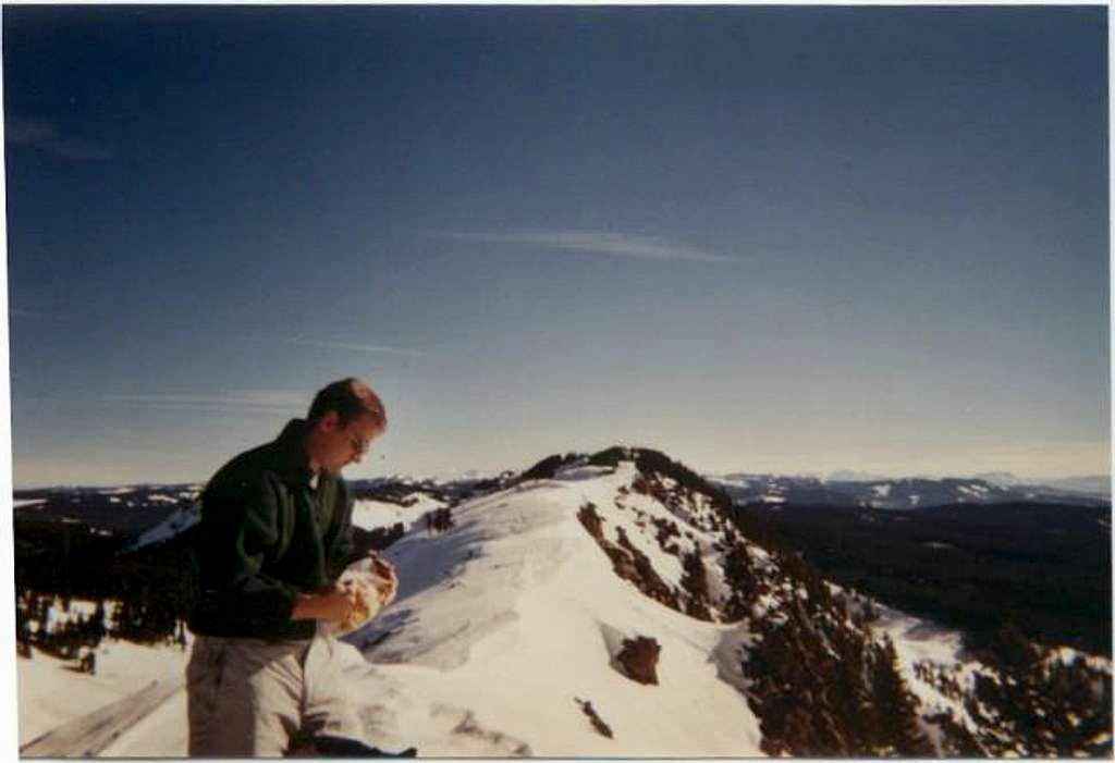Winter ascent of Crag Crest