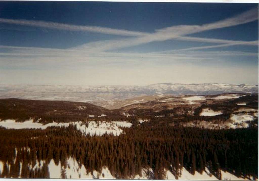 View north from summit.