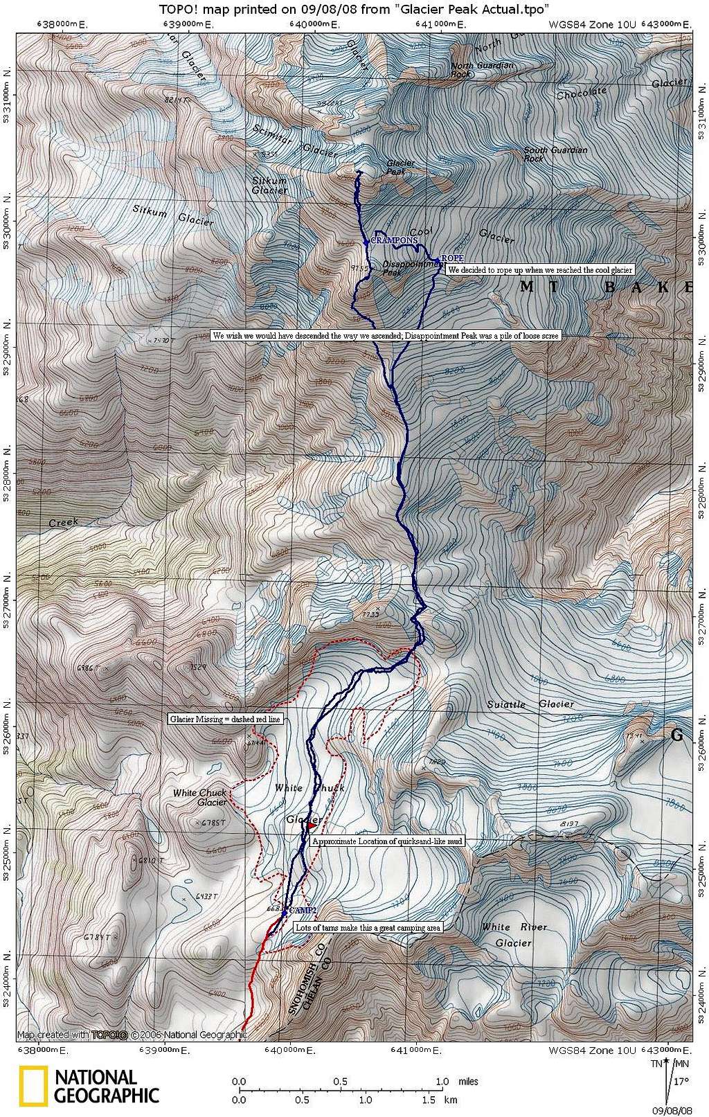 Summit route