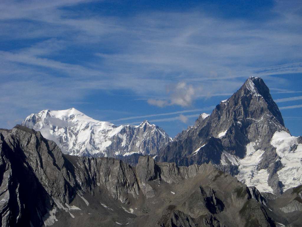 Mont Blanc & Grandes Jorasses