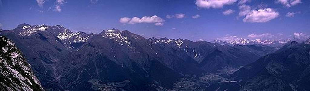 panoramic view from Rif. Albani