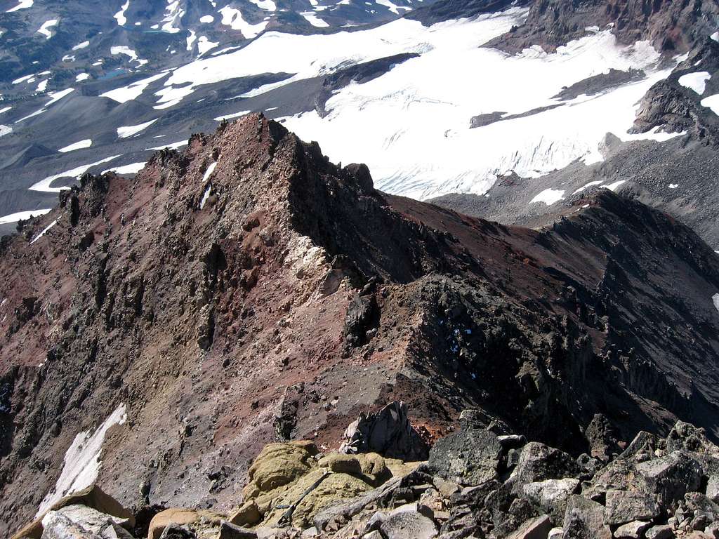 North Sister summit, south horn