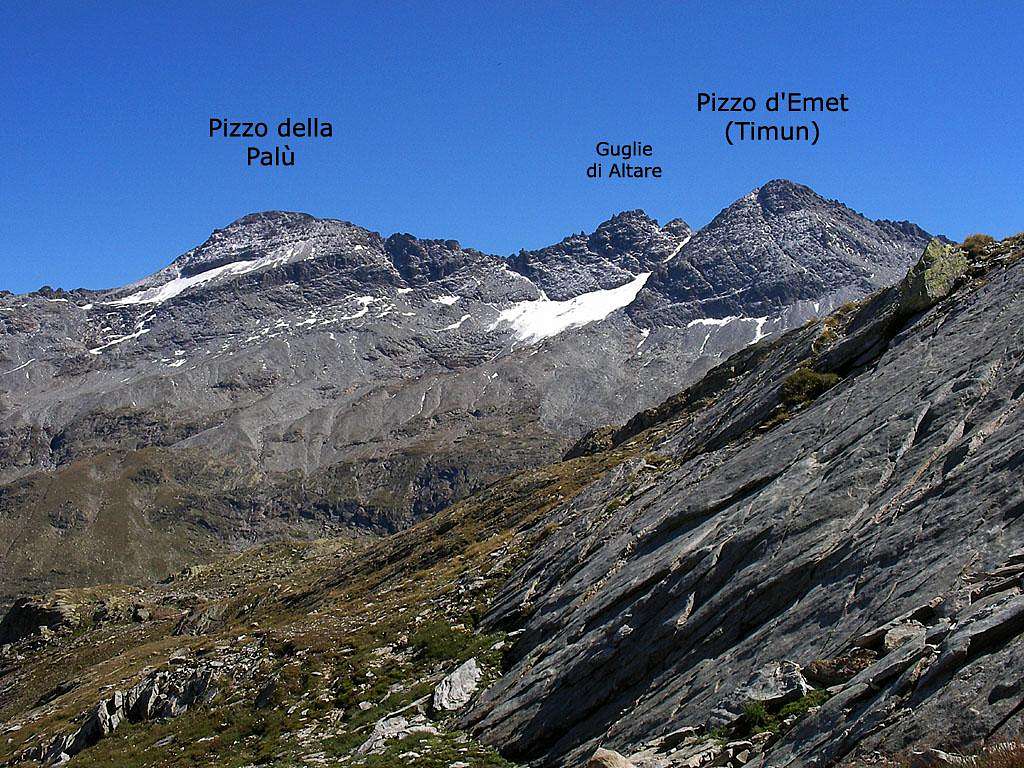 the ridge Palù-Emet