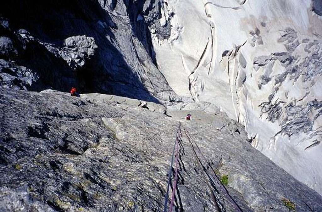 Climbing the Gaiser Lehmann...