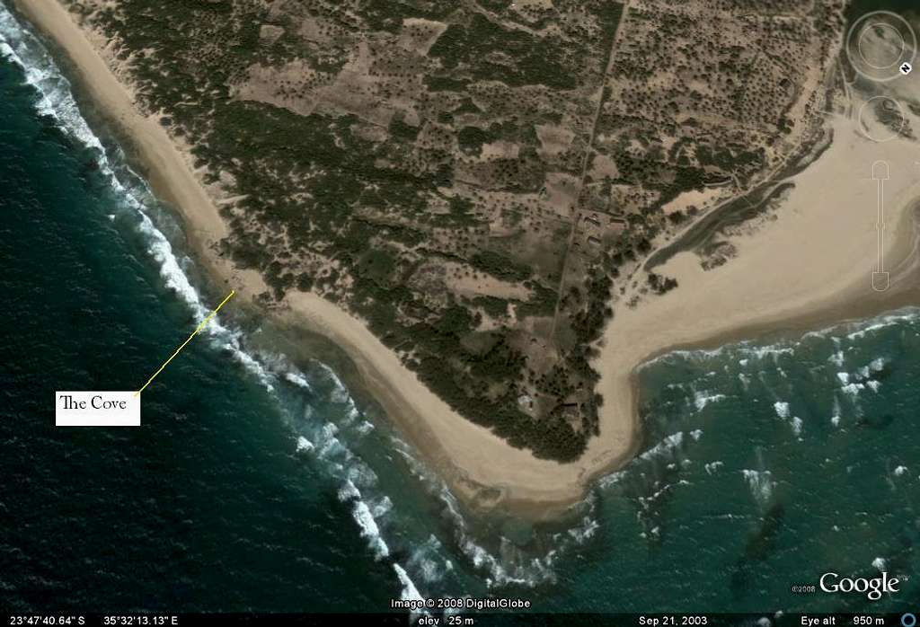 Map close up Google Earth