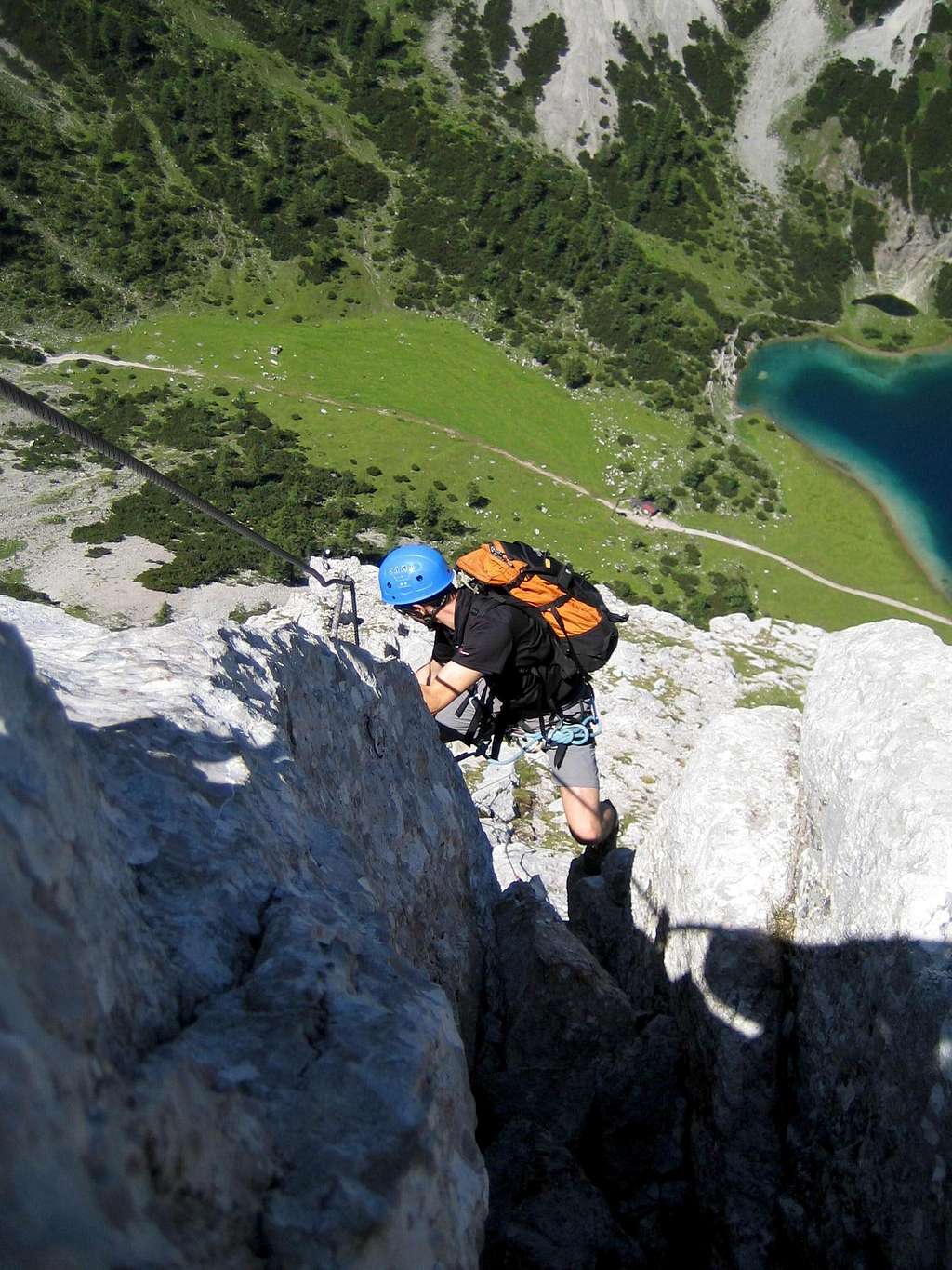 Vertical via ferrata