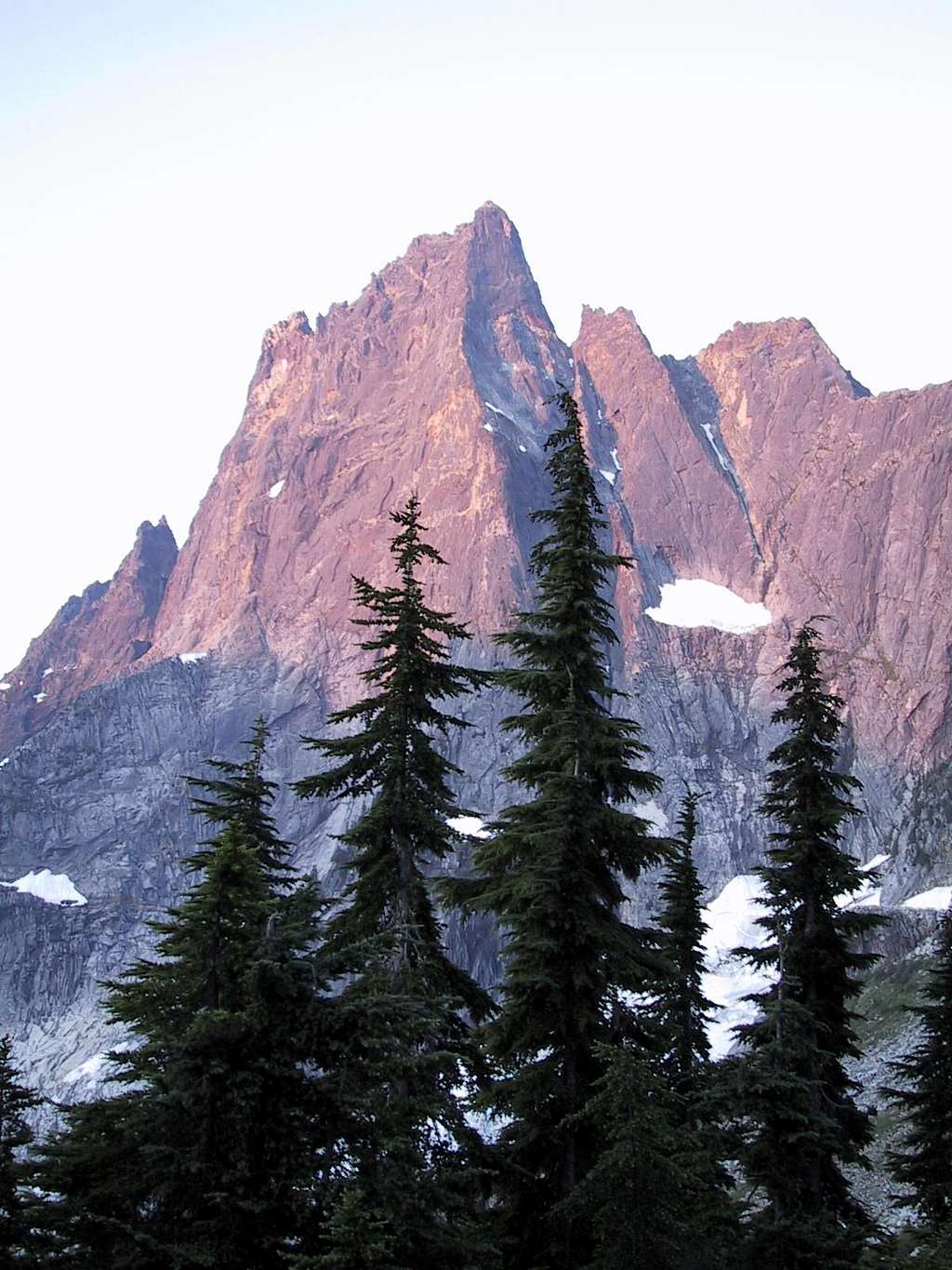 Slesse NE Buttress at Dawn