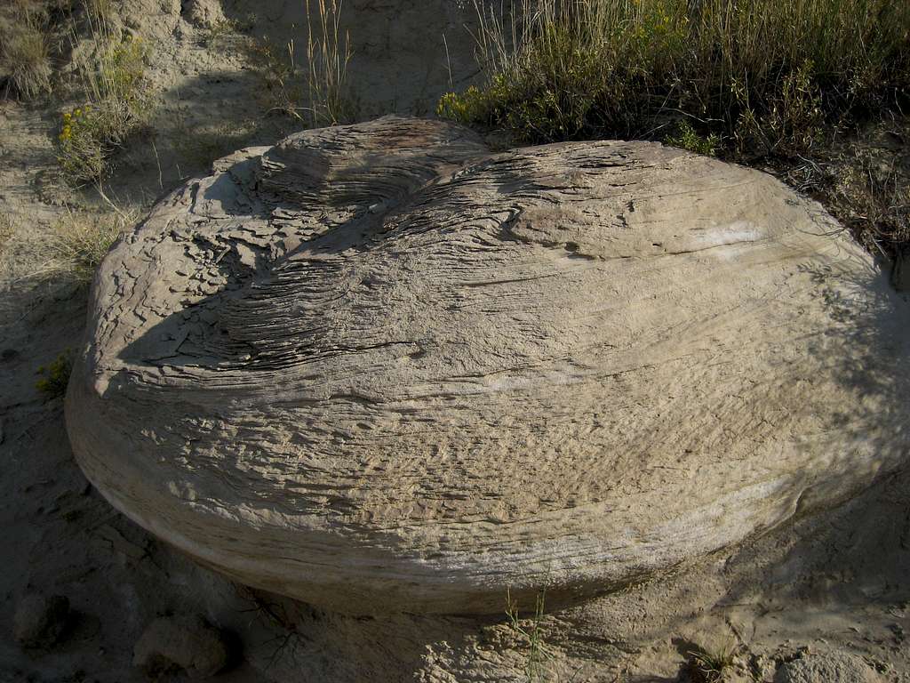 Water-shaped rock