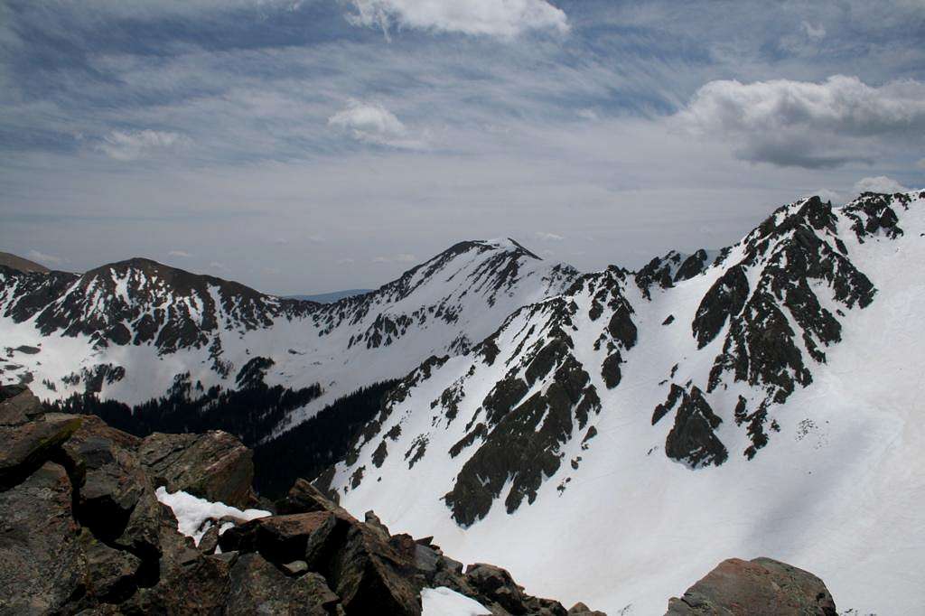 East ridge of Lake Fork Peak