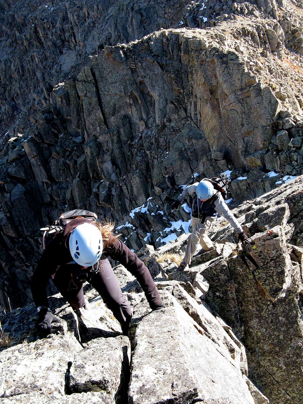 Solid Slab Climbing on West Truro (Sawatch)