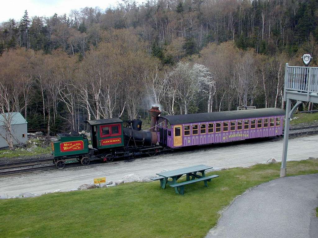 Cog Railway to Mt Washington