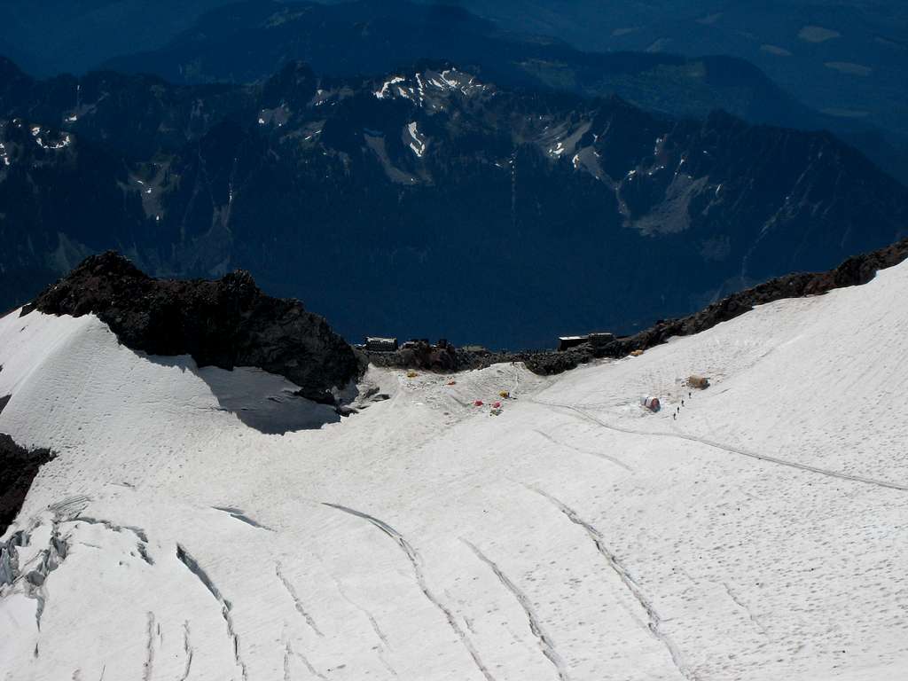 Camp Muir from above