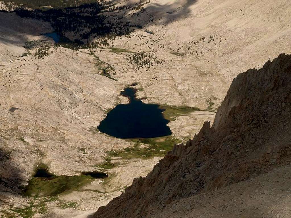Guitar Lake from above