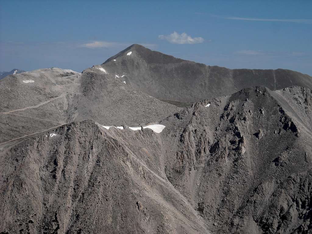 Mt. White & Antero close up