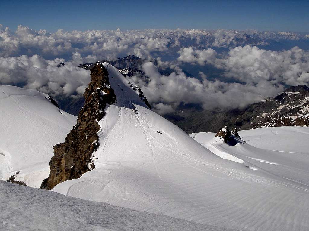 Corno Nero in the Monte Rosa, Italy