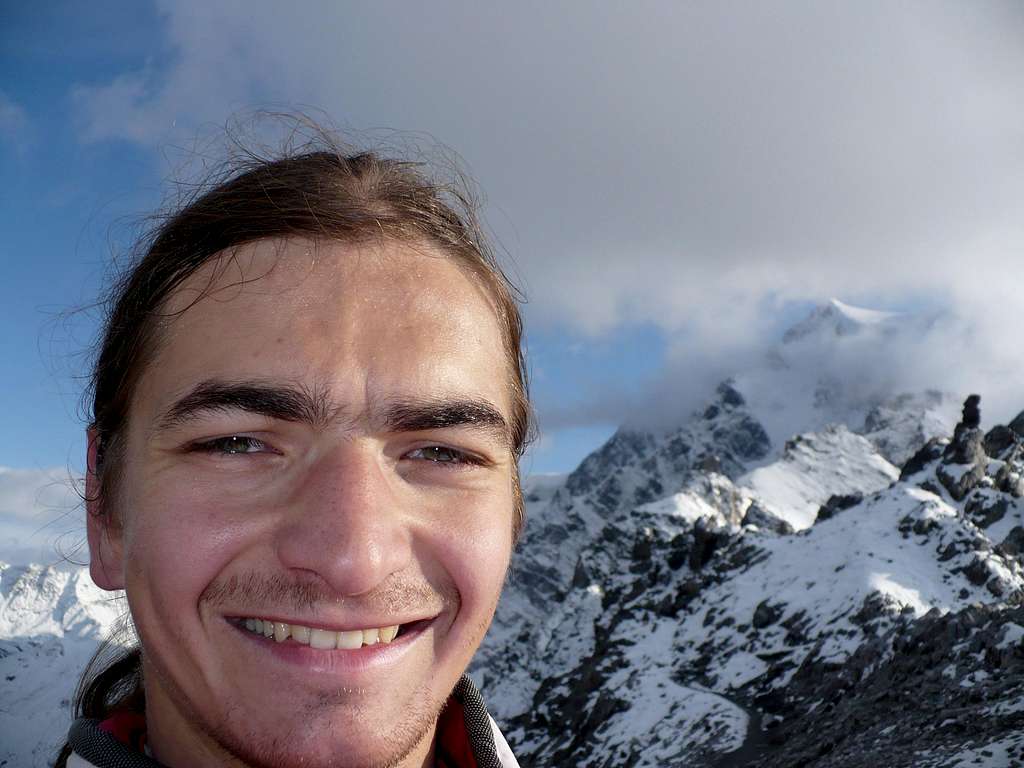 At the Bärenkopfscharte (2871 m)