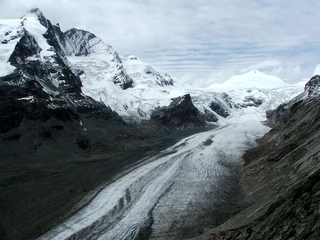 Grossglockner, Johannisberg and Pasterzen glacier