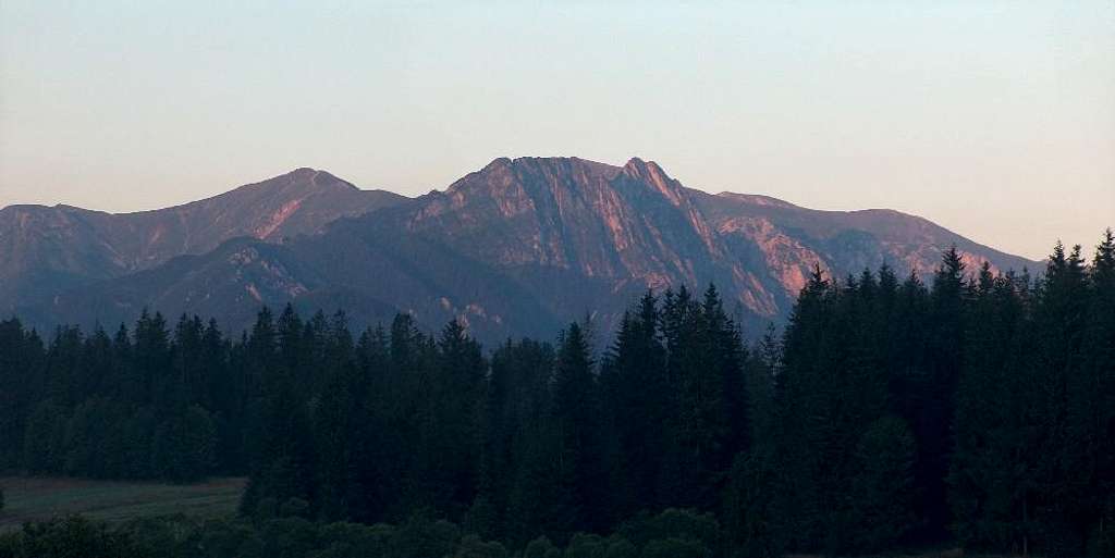 Sunrise on the Tatras