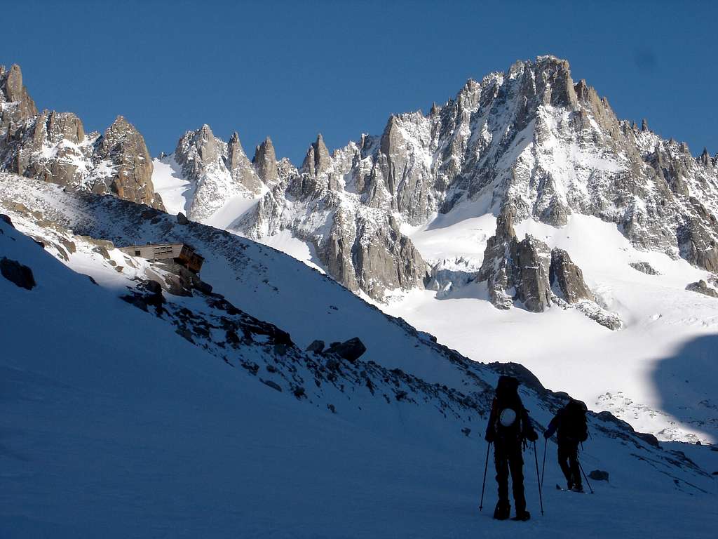 Approach to the Refuge d'Argentiere