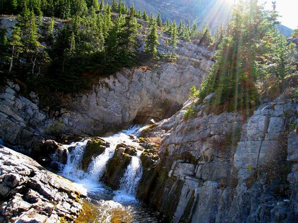 Ribbon creek falls 2