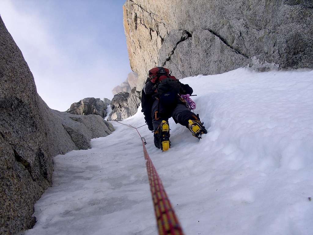 Paps following the first steep pitch