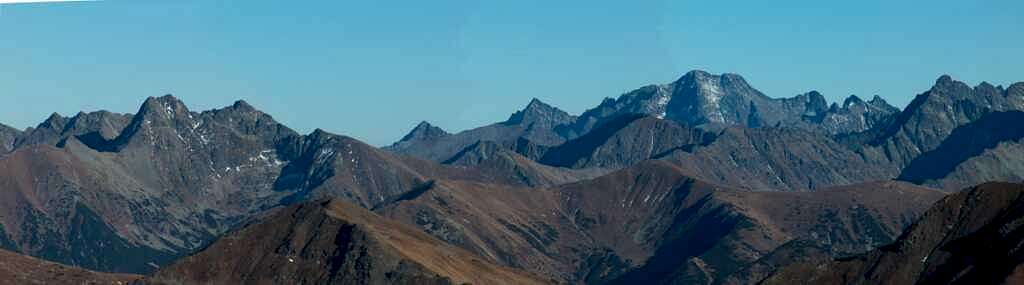 High Tatras from Ornak