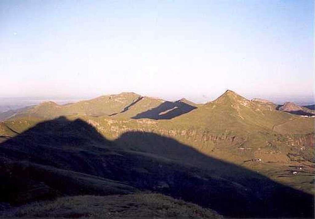 Sunrise from the Puy de Peyre Arse, Cantal