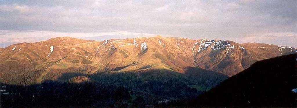 Plomb du Cantal in the evening