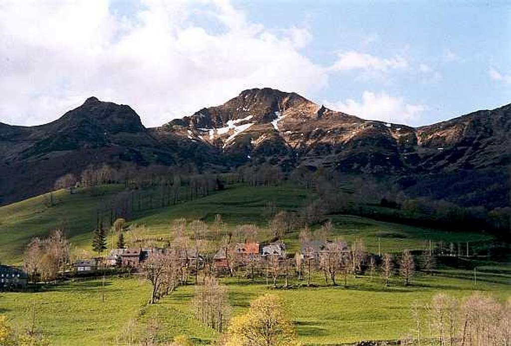 Puy Mary from the Vallée de la Jordanne, Cantal