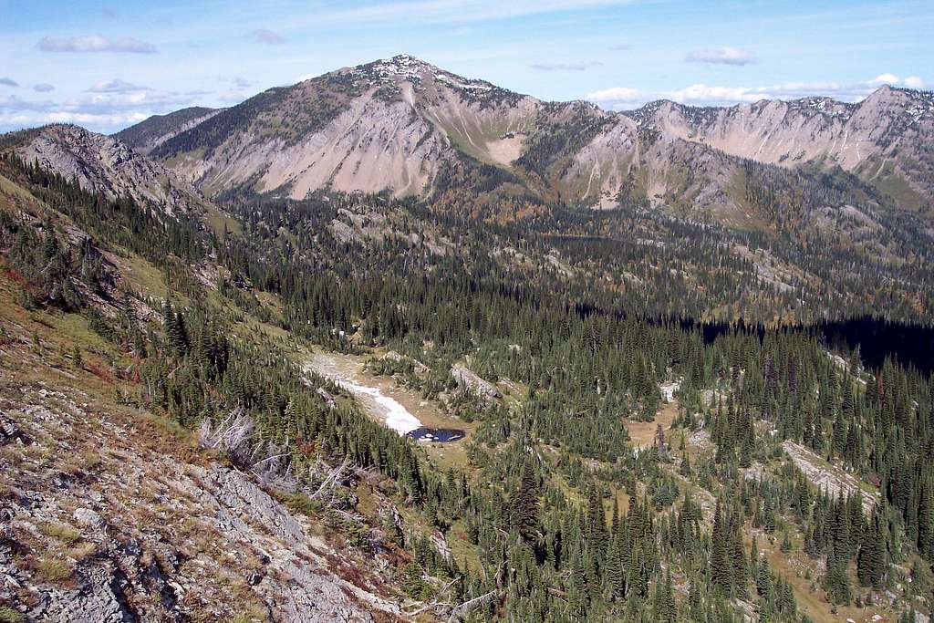 Looking north from Squaw Ridge