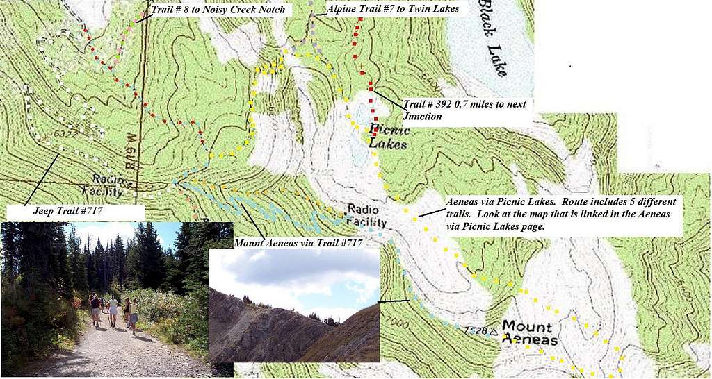 Mount Aeneas Route Topo