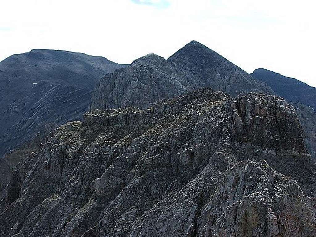 Scott Peak, Huhs Horn, East Summit