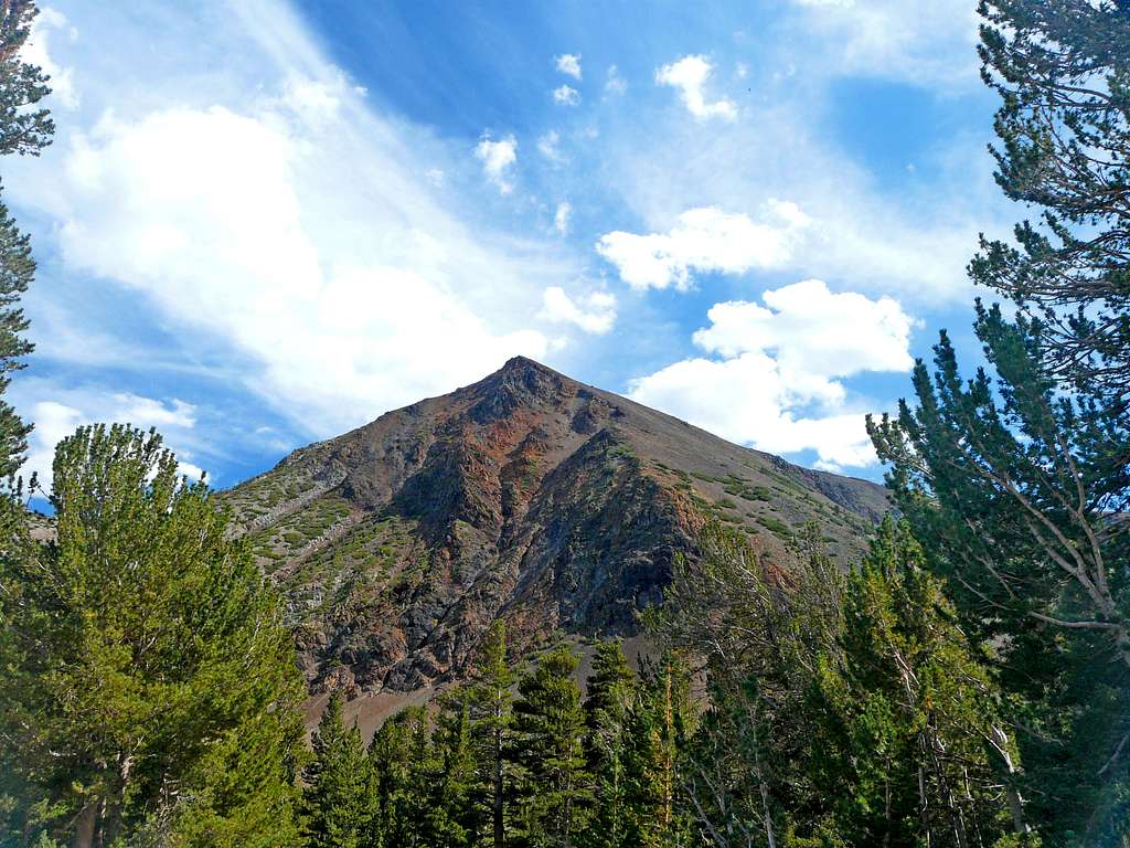 South Peak from the trailhead