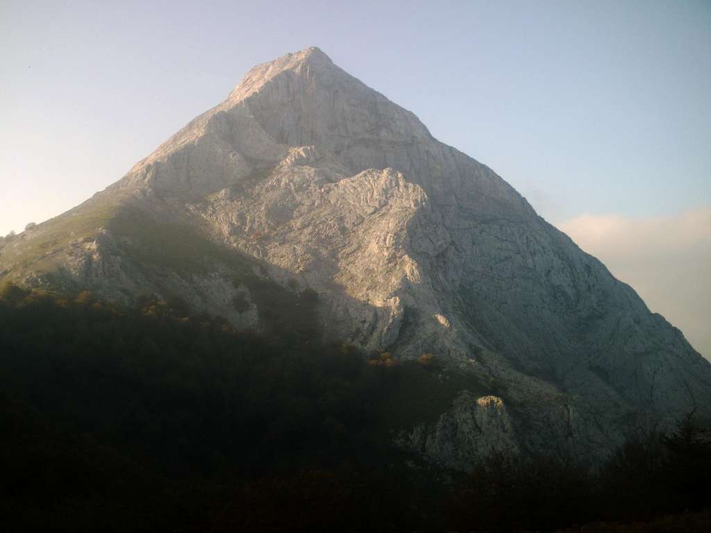 East face of Anboto