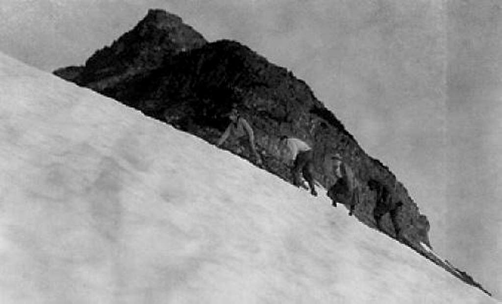 1910 First Ascent Party on the E Ridge