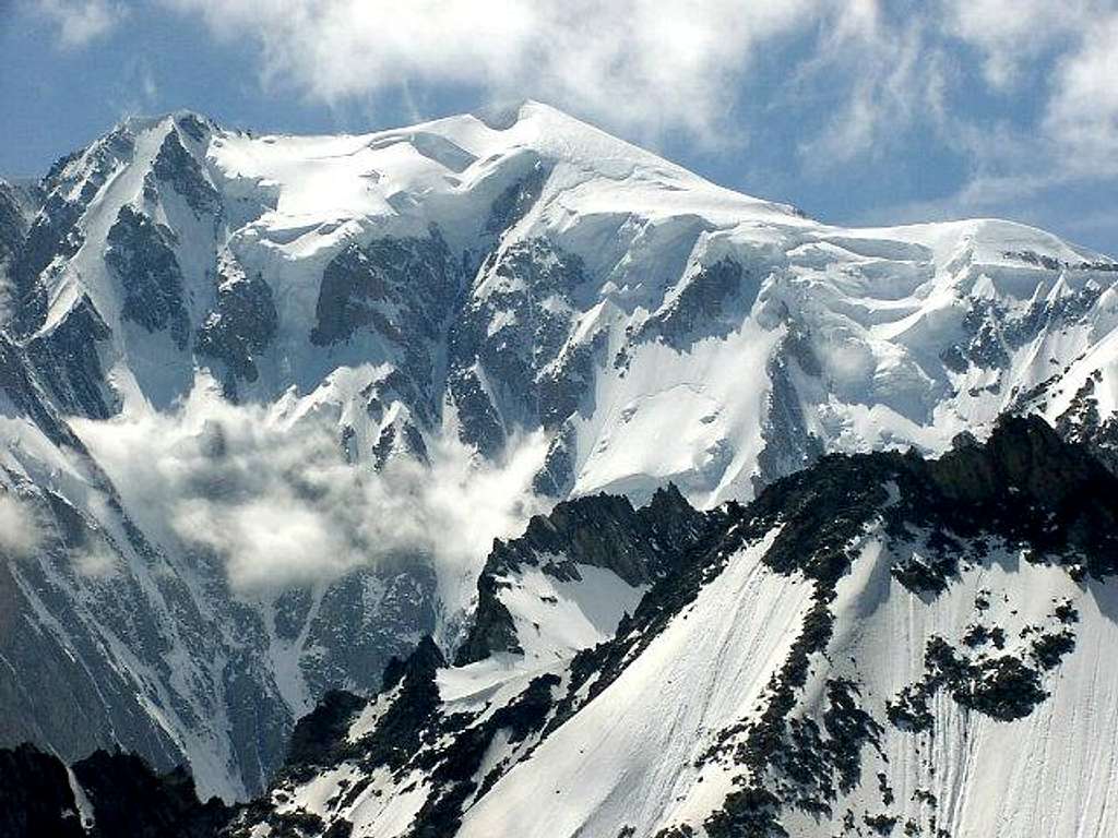 Mont Blanc 4810m seen from...