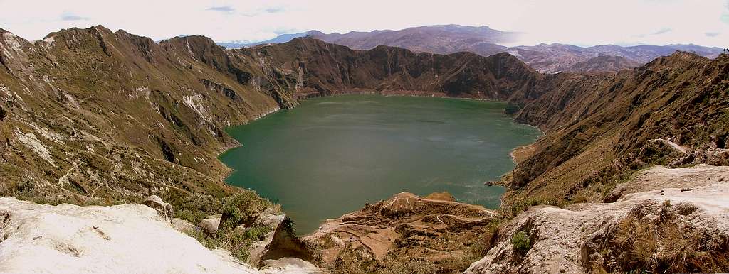 Quilotoa Panoramic View.