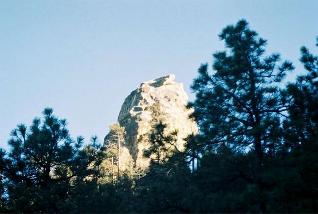 The famous chimmney rock.
