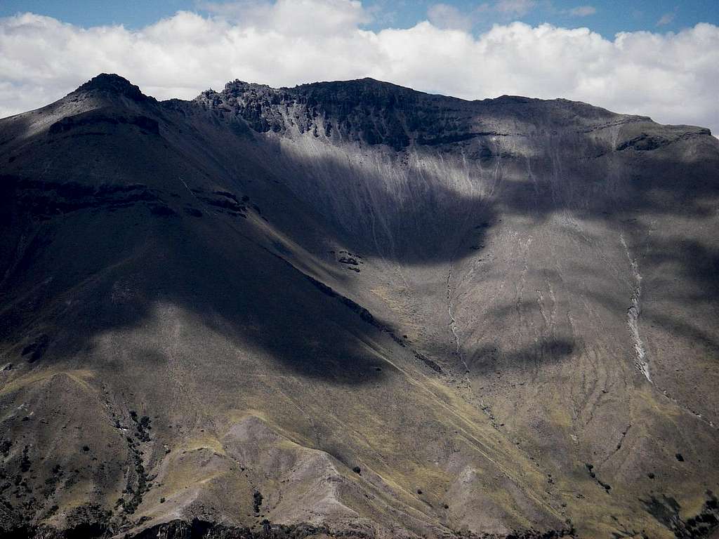 Cerro Santa Rosa From Above Achambi