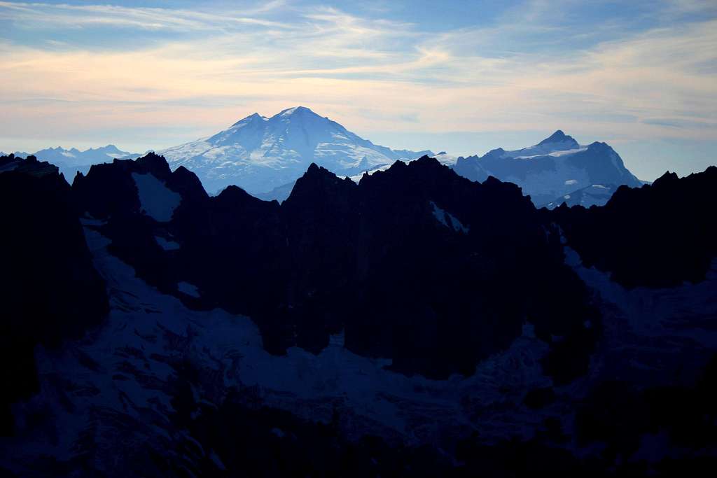 Baker and Shuksan from Luna summit